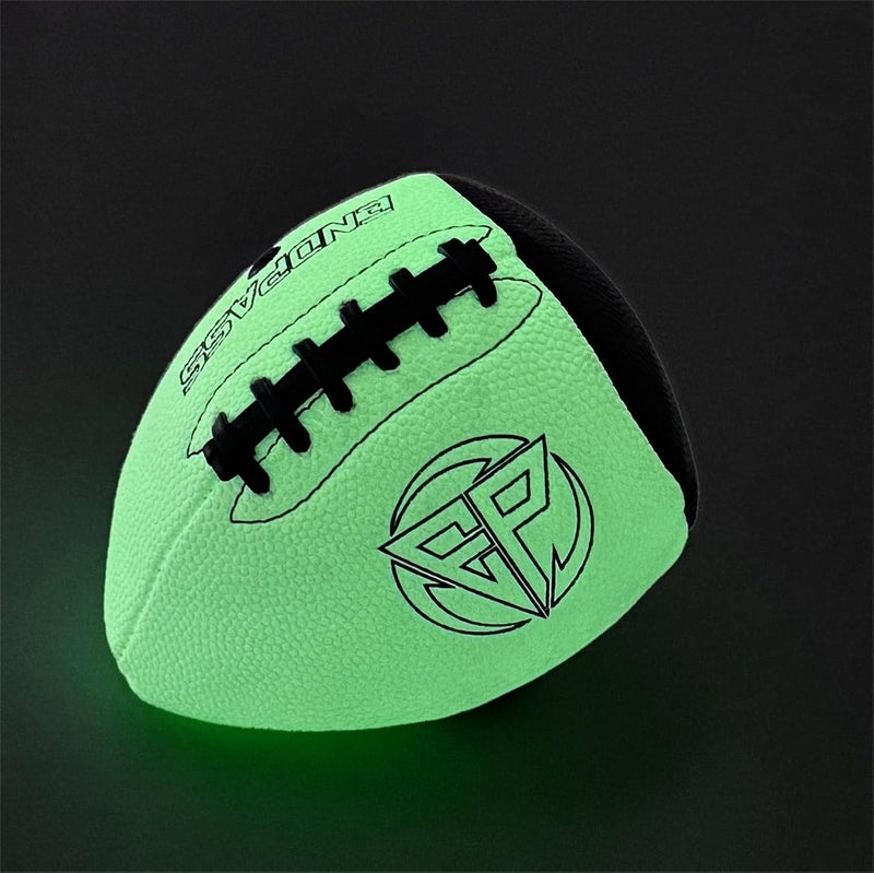ENDPASS Pass and Catch Absorbing Light Glow in The Dark Pass Back Football Training Practice Equipment for Youth Ball Handling Shooting Skill Improving Supplies - Image 1